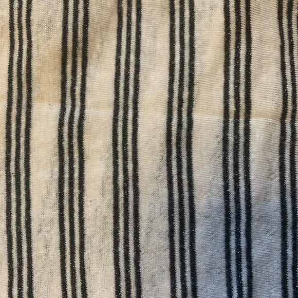 Striped ruffle tank whowhatwear metallic M - Picture 4 of 4